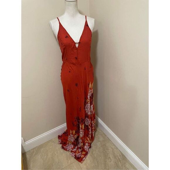 New Free People Get To You Maxi Dress Size S - Picture 6 of 12